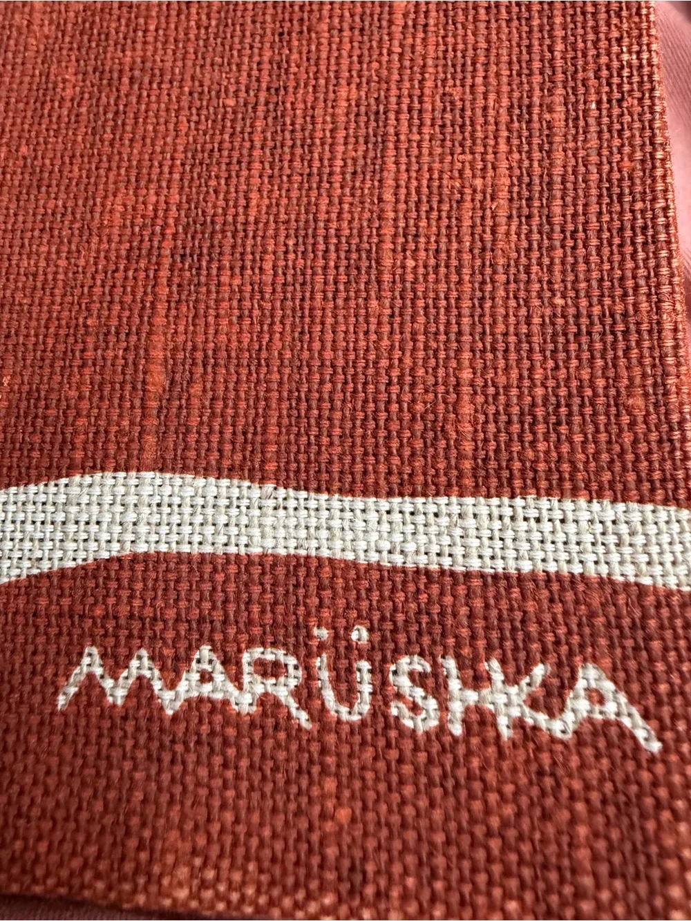 1970s Maruska 13”x13” Screen Print on Cotton Canvas “Tree Silhouette”